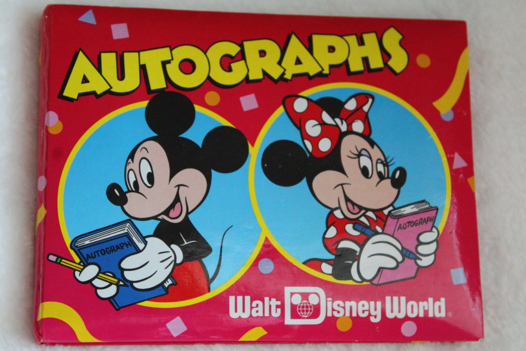 Disney 90s Autograph Book