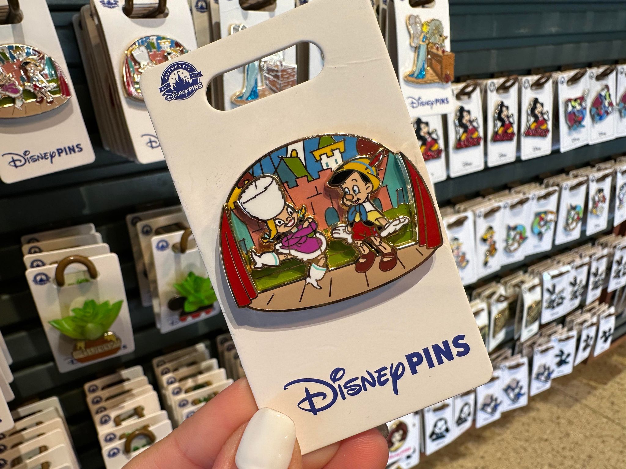 Stage Pinocchio Trading Pin