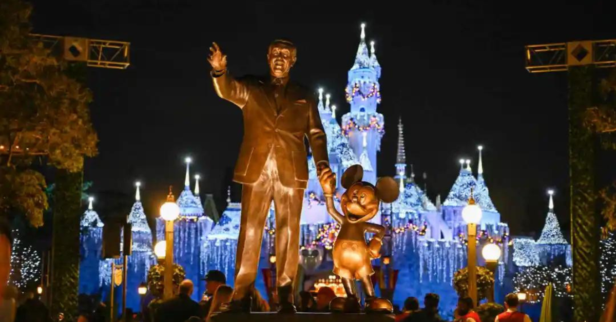 Walt and Mickey Statue Disneyland