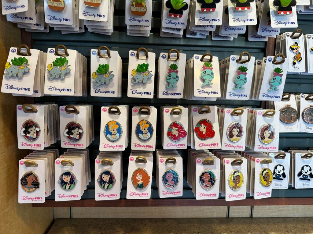 Wall of Disney Princess Trading Pins