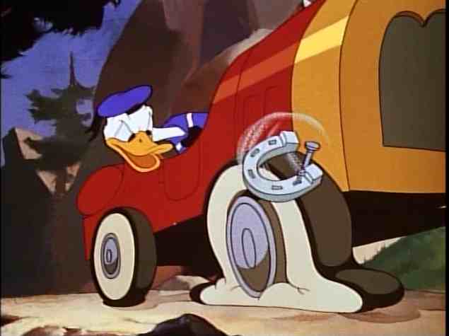 Donald's Tire Trouble