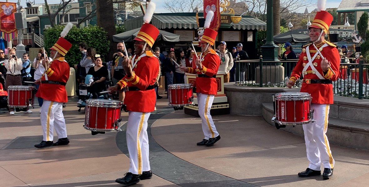 Disneyland Resort’s Holiday Toy Drummers