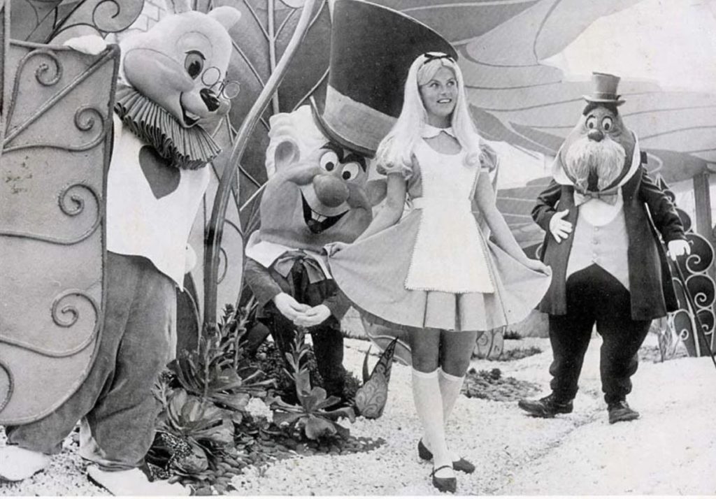 Disneyland Alice in Wonderland days