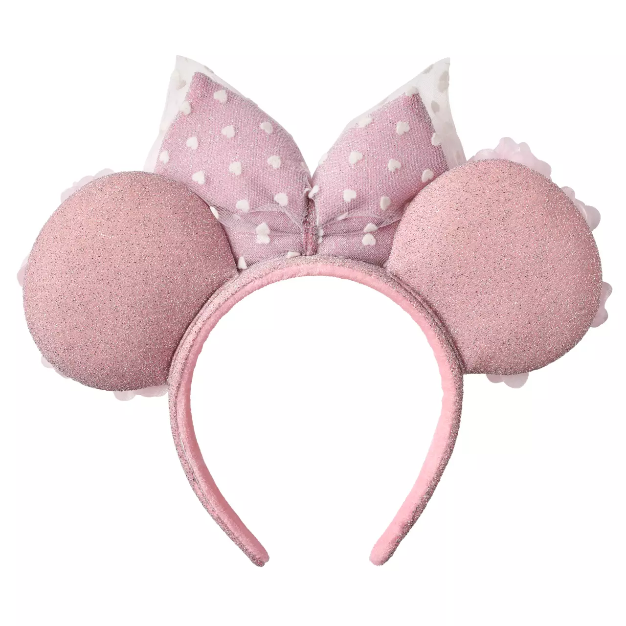 Minnie Mouse Ear Headband for Adults – Hearts and Flowers