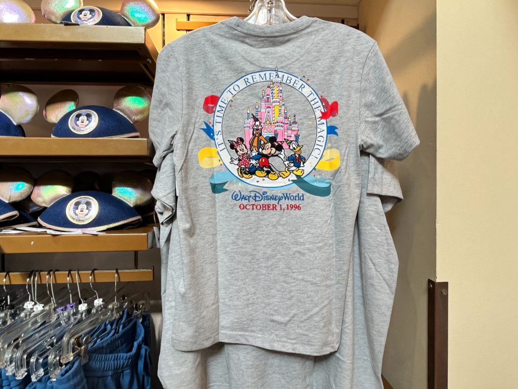Walt Disney World 25th anniversary shirt