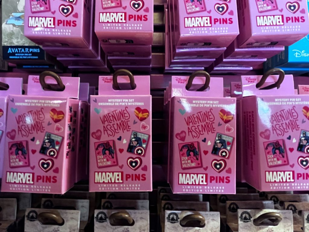 Avengers Valentines mystery pin set