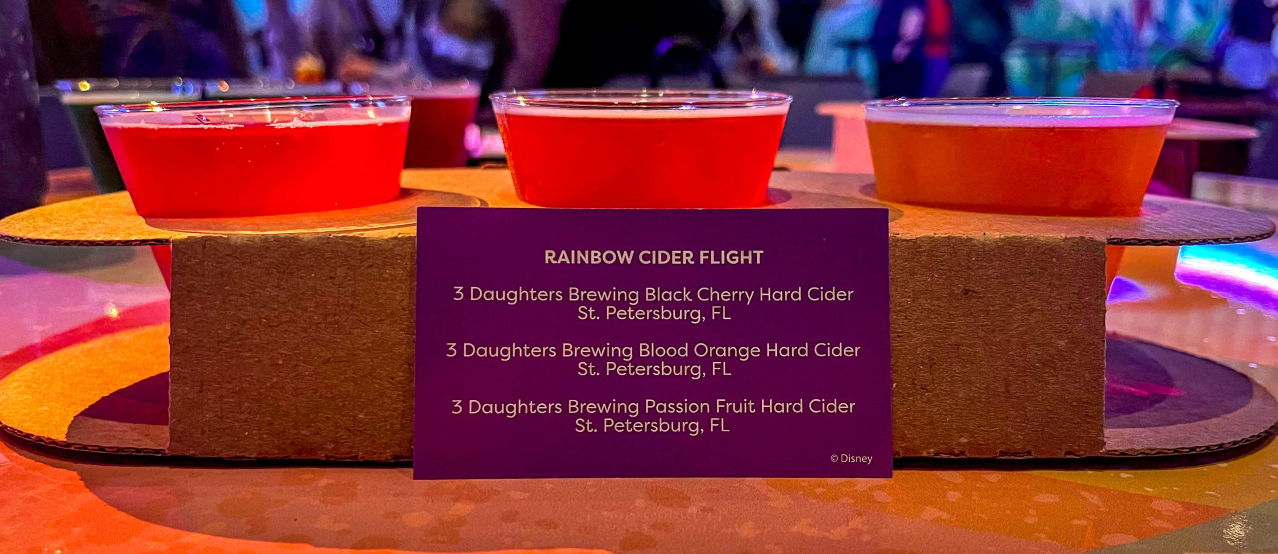 Rainbow Cider Flight