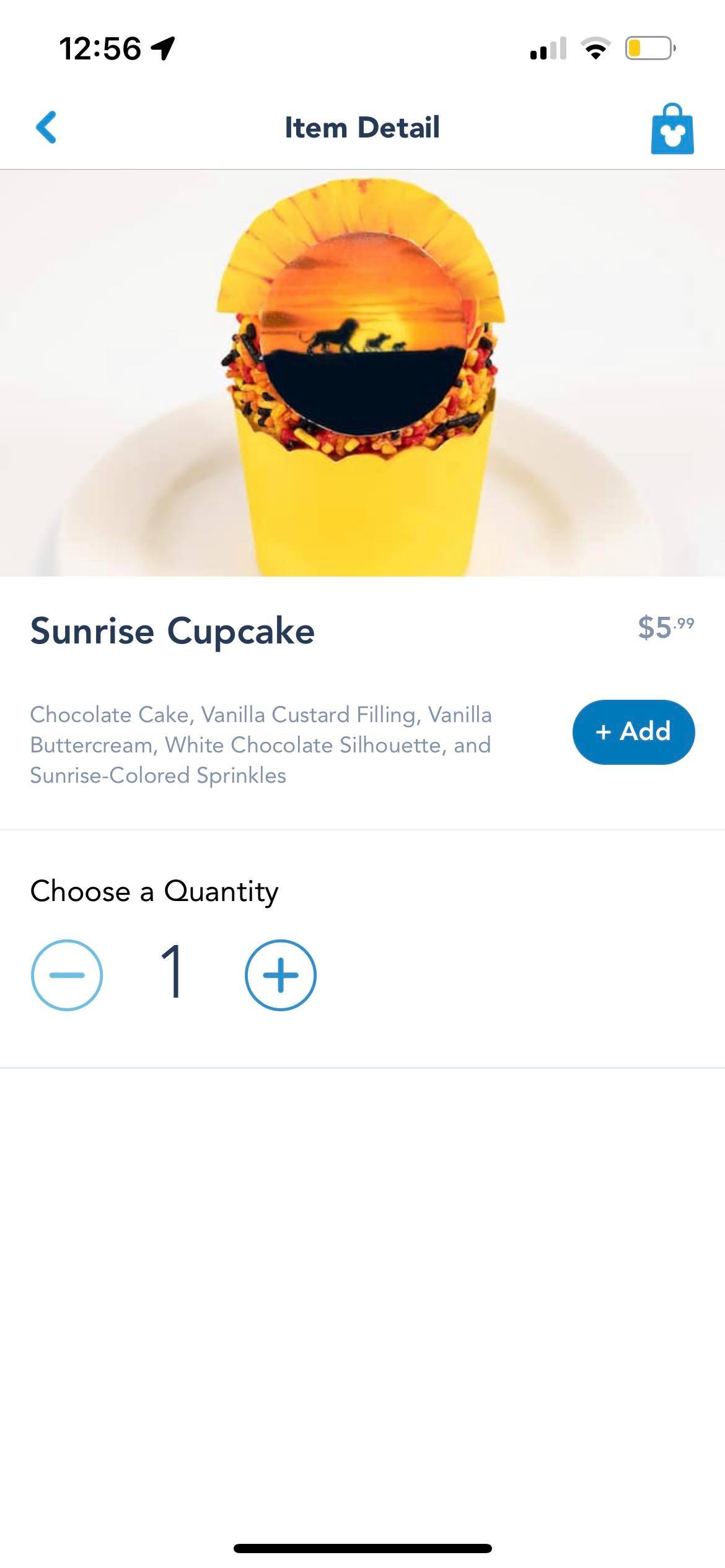 Sunrise Cupcake