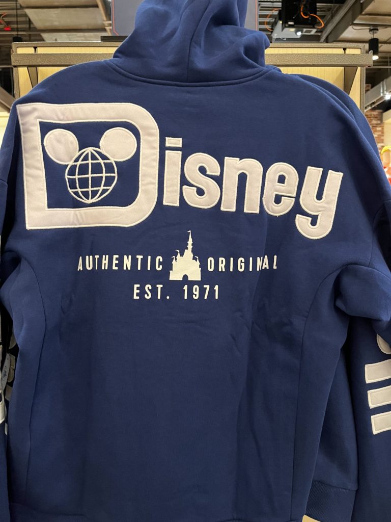 Disney World navy blue sweatshirt back