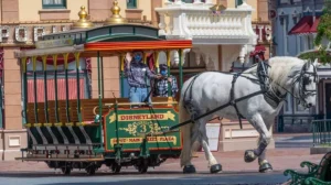 Disneyland Horse and Trolley 