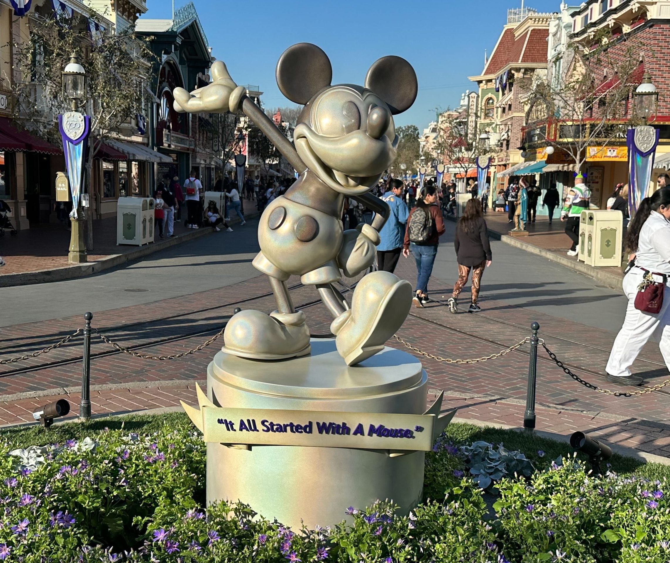Disneyland Mickey Statue