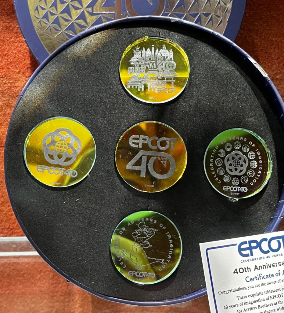 Epcot Center coins