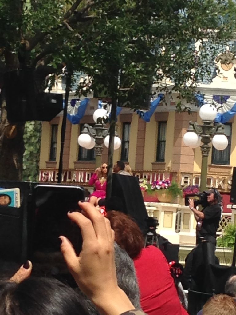 Mariah Carey at Disneyland