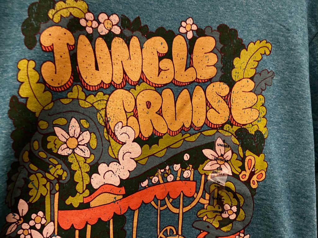 Jungle Cruise shirt font