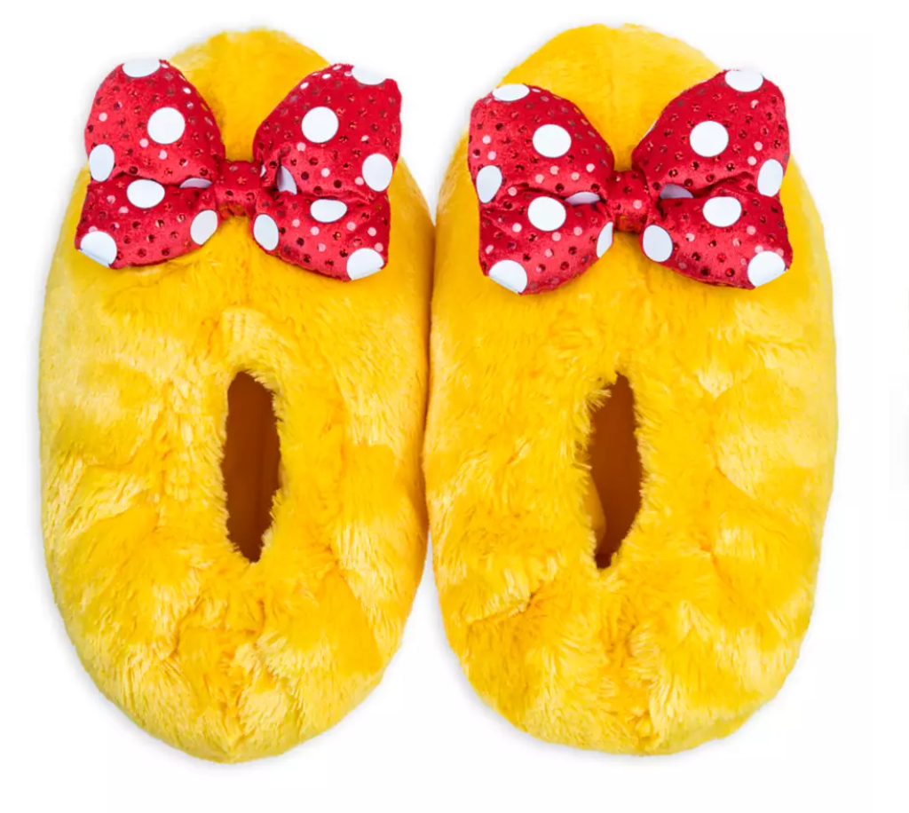 Red Polka Dot Minnie Mouse Applique and Monogram Yellow Ric 