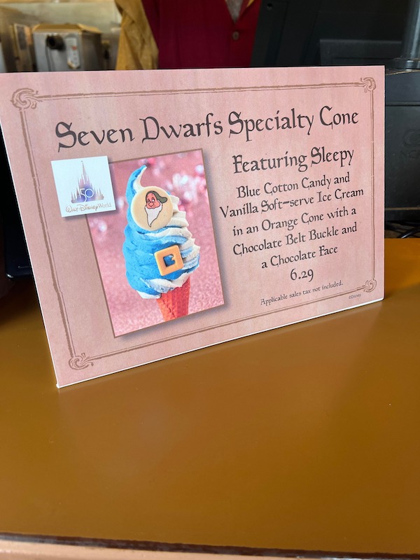 Sleepy Ice Cream Cone Storybook Treats Seven Dwarfs
