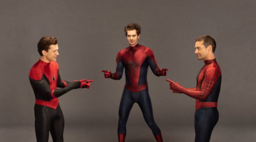 Andrew Garfield, Tobey McGuire, Tom Holland Spider-Man