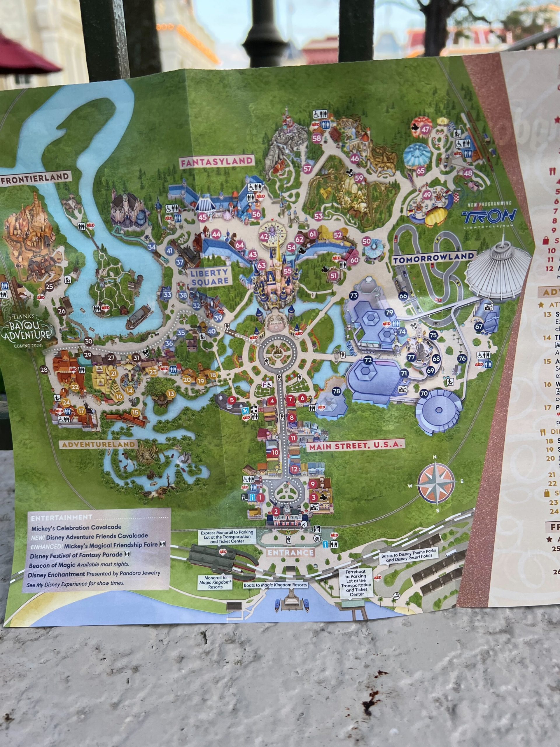 magic kingdom park map tiana's bayou adventure