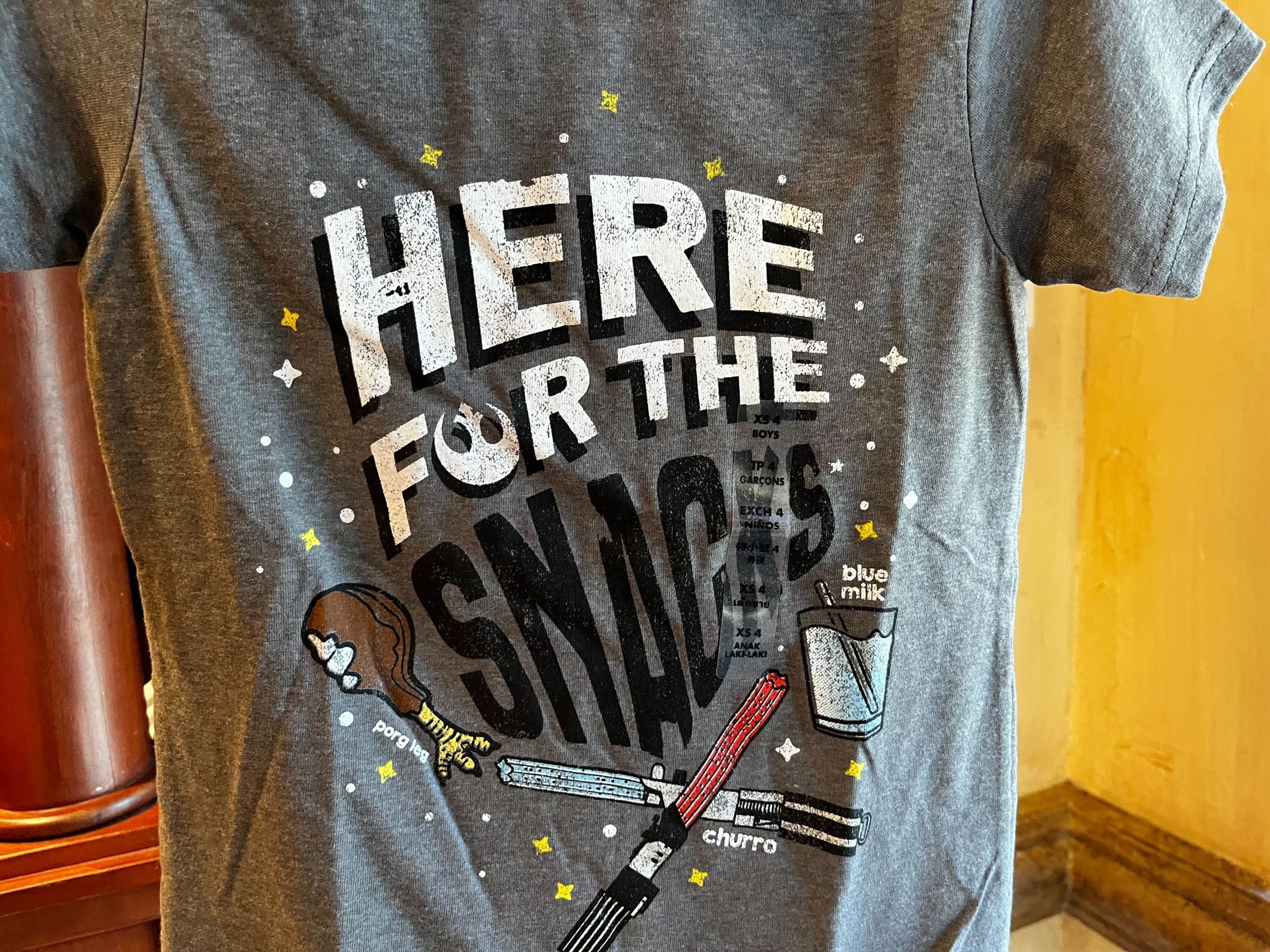 New "Snacks" T-Shirt for Kids Blasts into Disney's Hollywood Studios - MickeyBlog.com