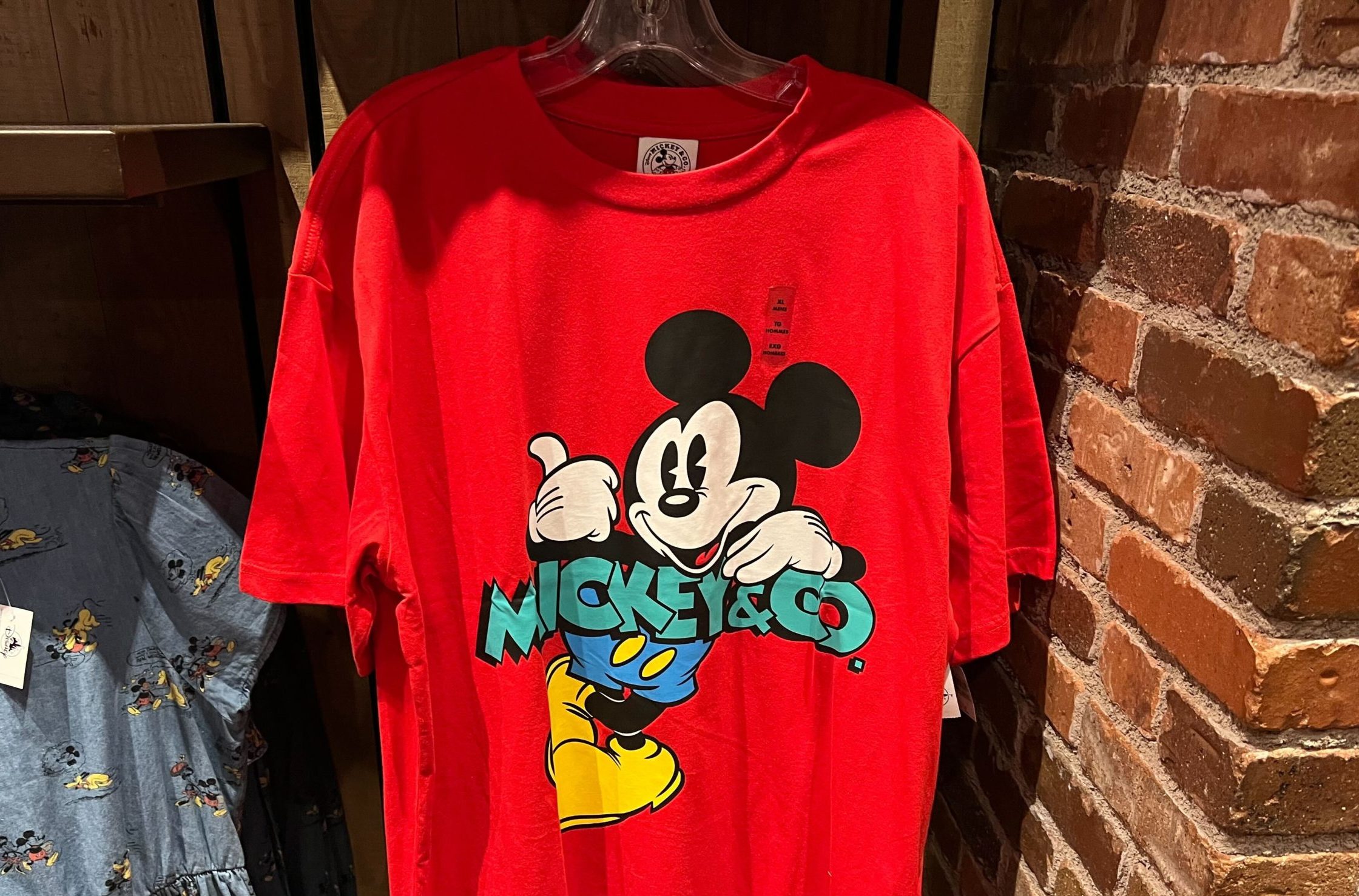 Relive the 90s With This Red Mickey & Co. Shirt - MickeyBlog.com