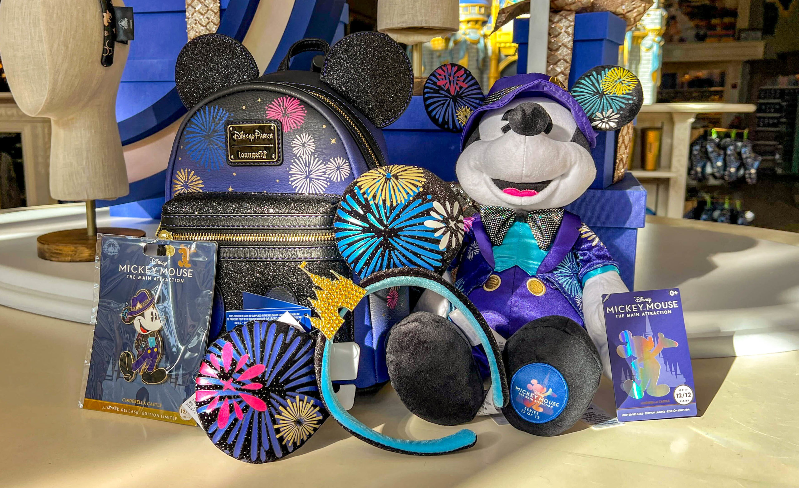 Mickey Mouse: The Main Attraction Cinderella Castle Fireworks Collection