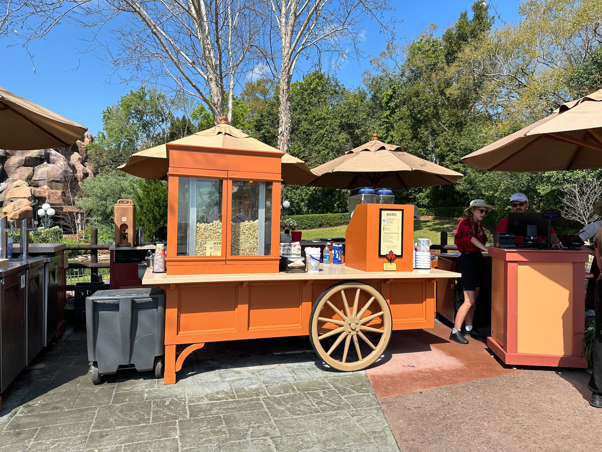 Popcorn in Canada Stand 