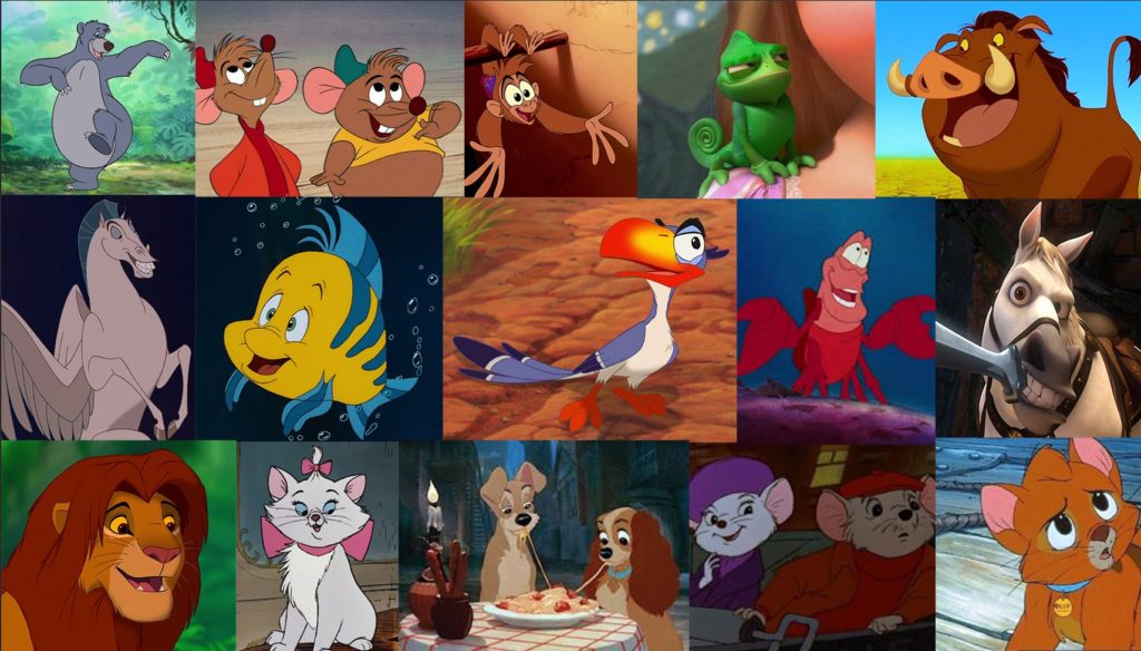 collection of Disney characters
