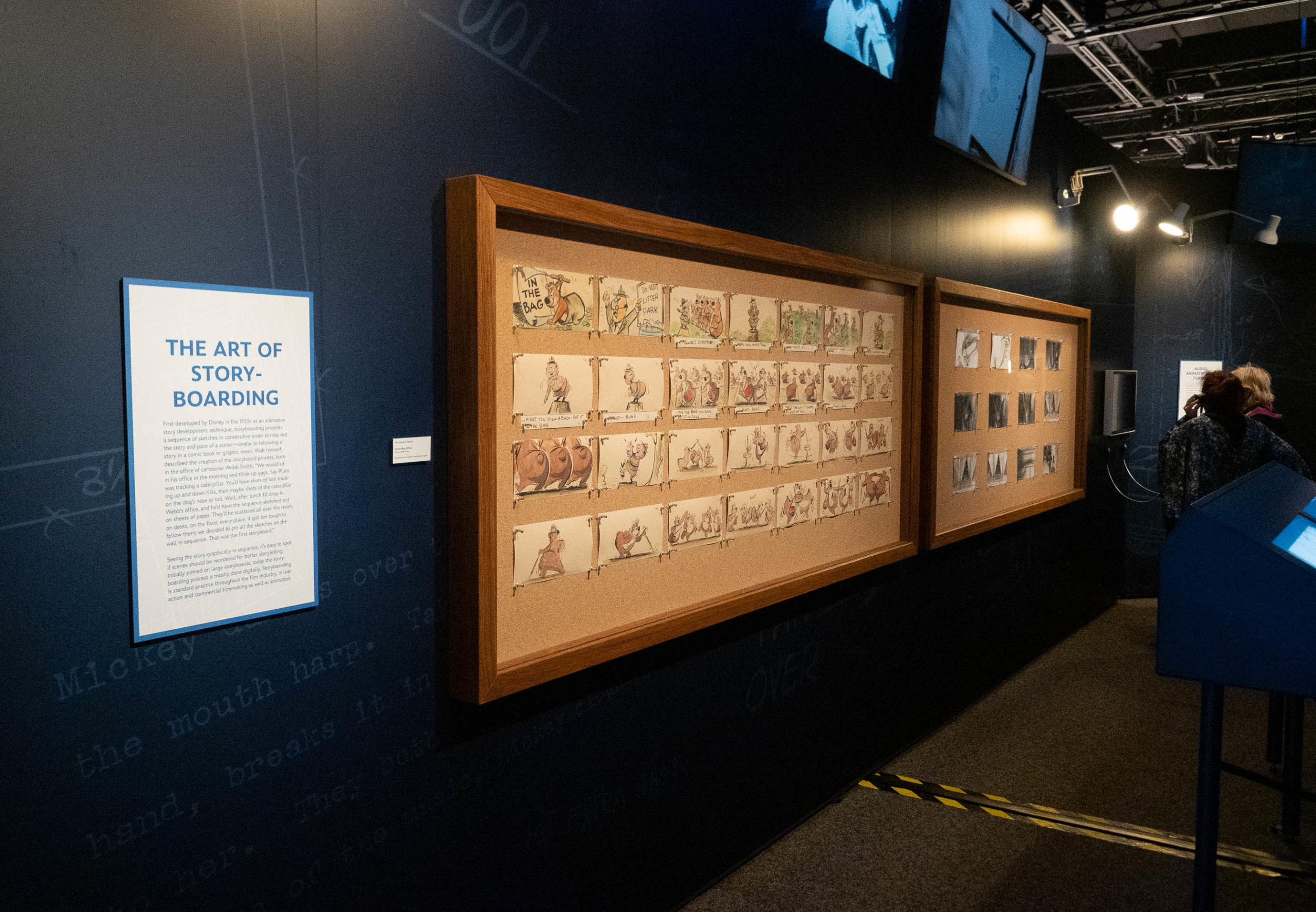 Disney100: The Exhibition storyboards