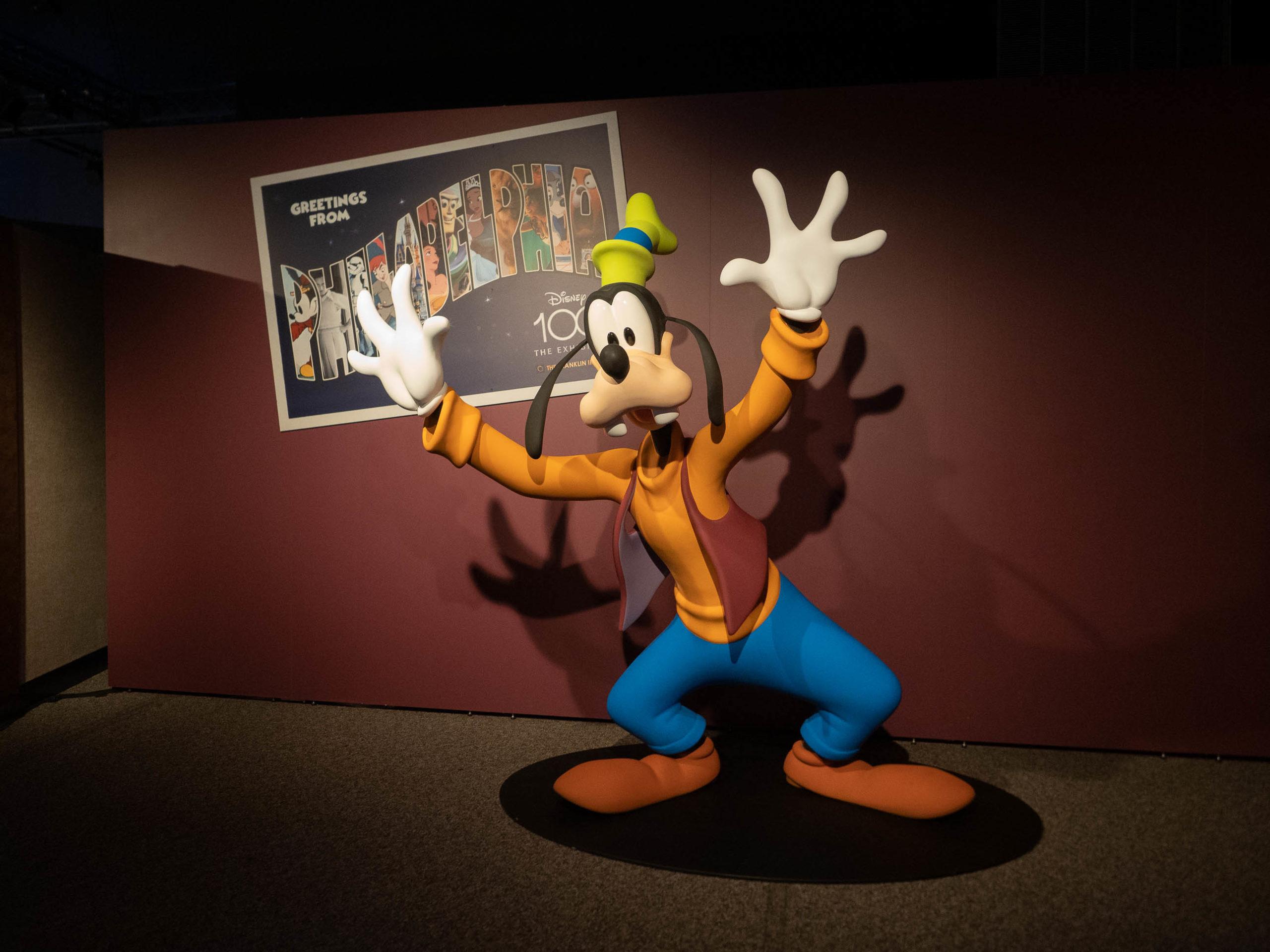 Disney100: The Exhibition Goofy Philadelphia