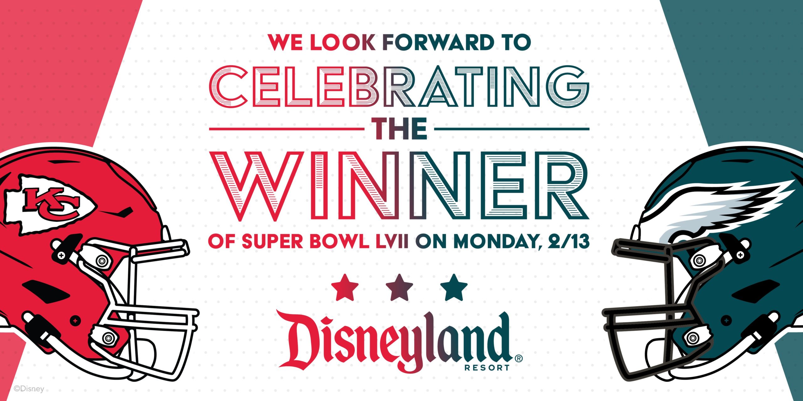 Super Bowl Celebration Disneyland 2023