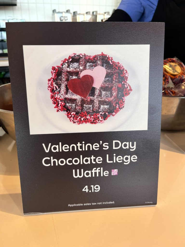 Valentine's Day Chocolate Leige Waffle