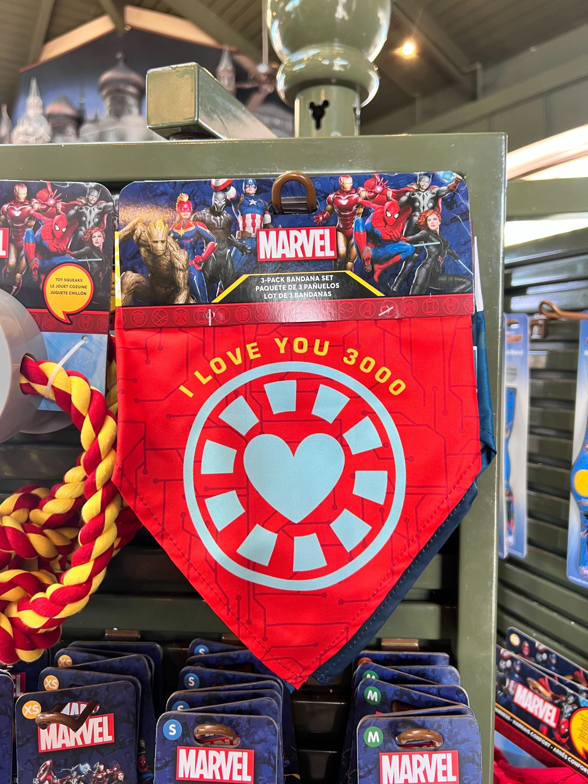 Marvel Dog Toy and Scarves Disney Traders