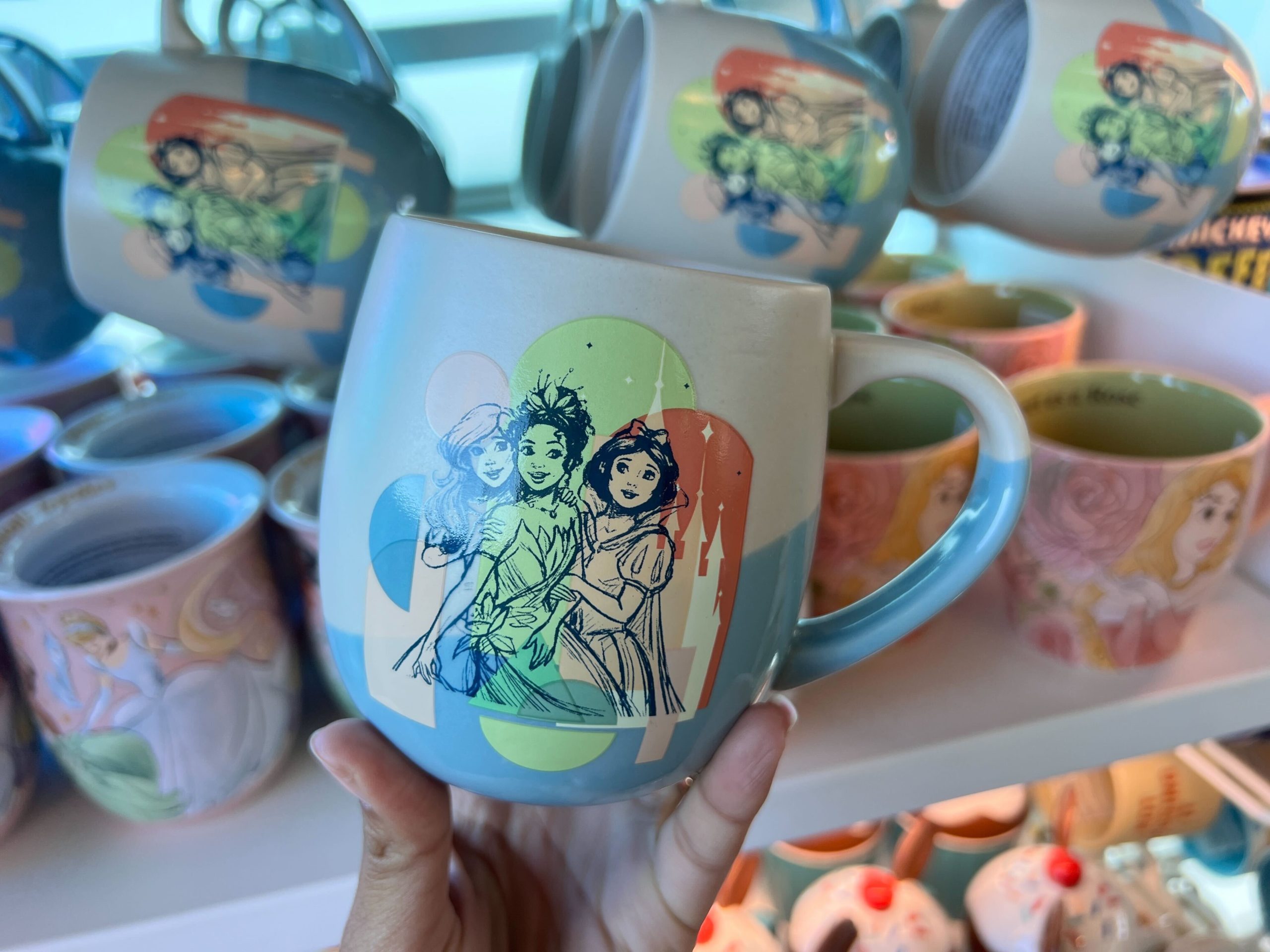 Disney Travel Mug - Disney Princesses with Tiara Lid