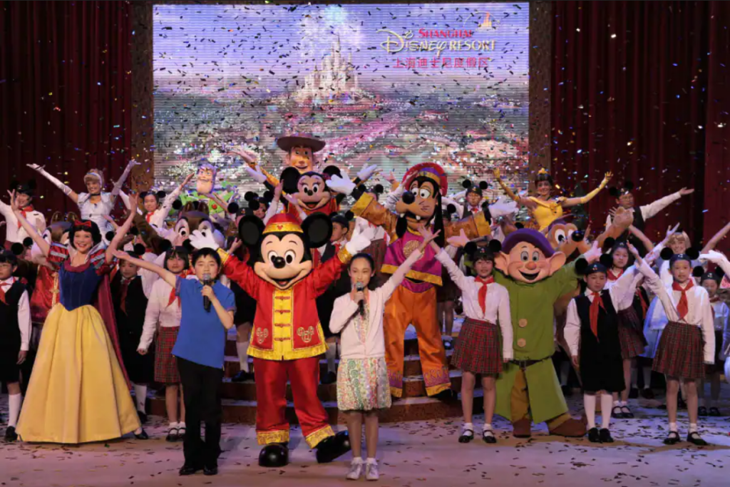 Mickey Mouse China Shanghai Disneyland