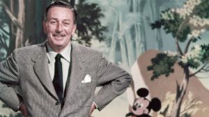 Walt Disney smille