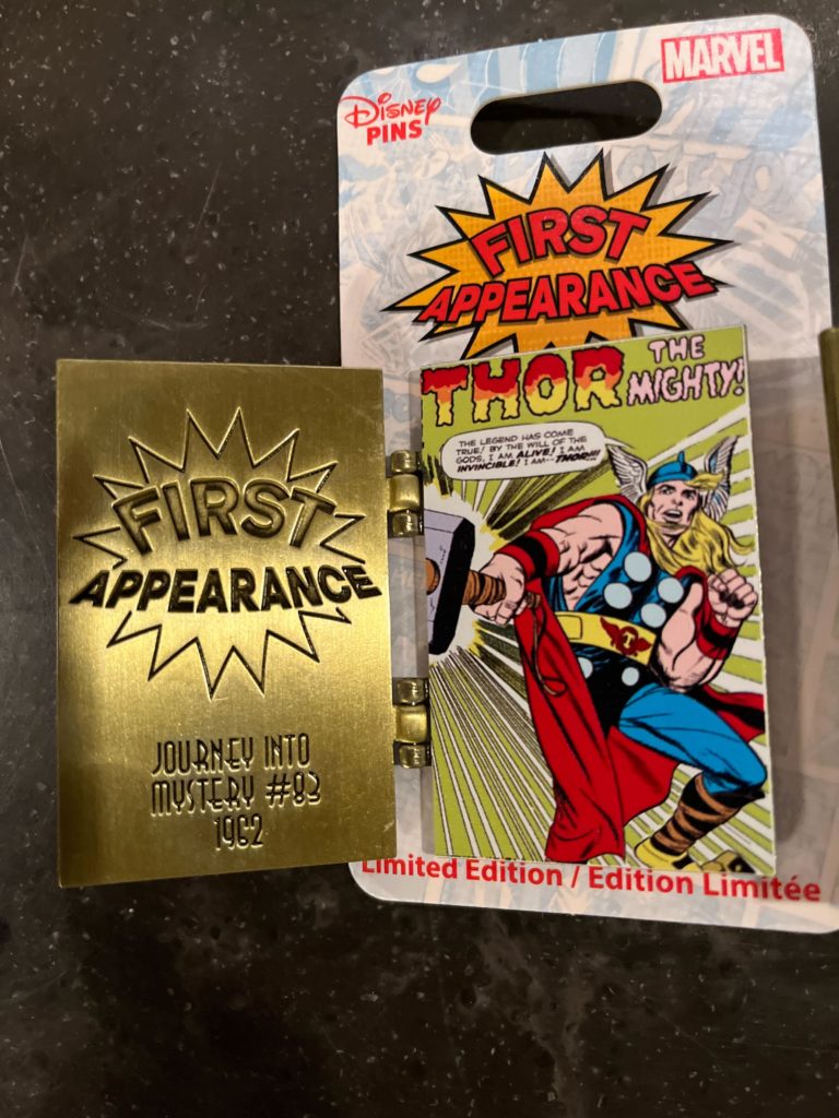 Thor first appearance pin