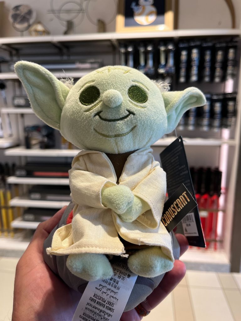 Yoda plush Disney Hollywood Studios