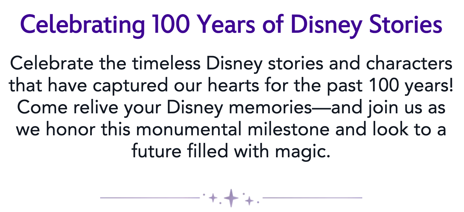 Disney100 website