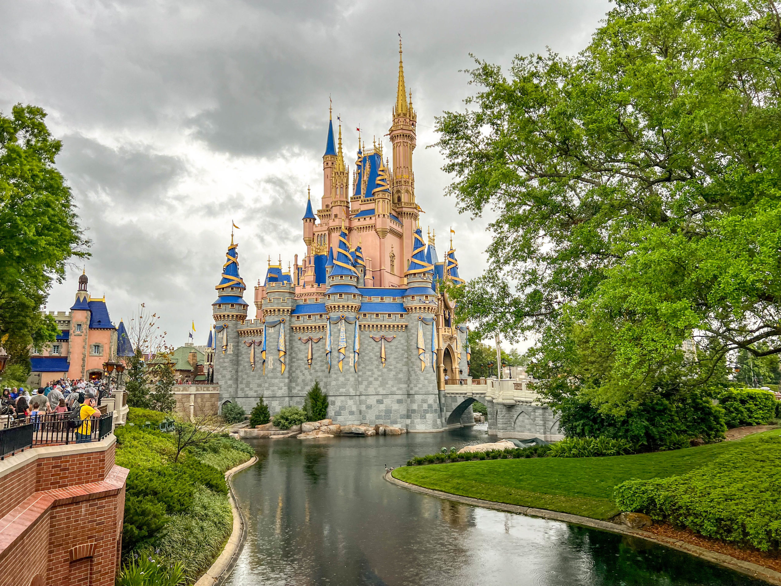 Cinderella Castle rain