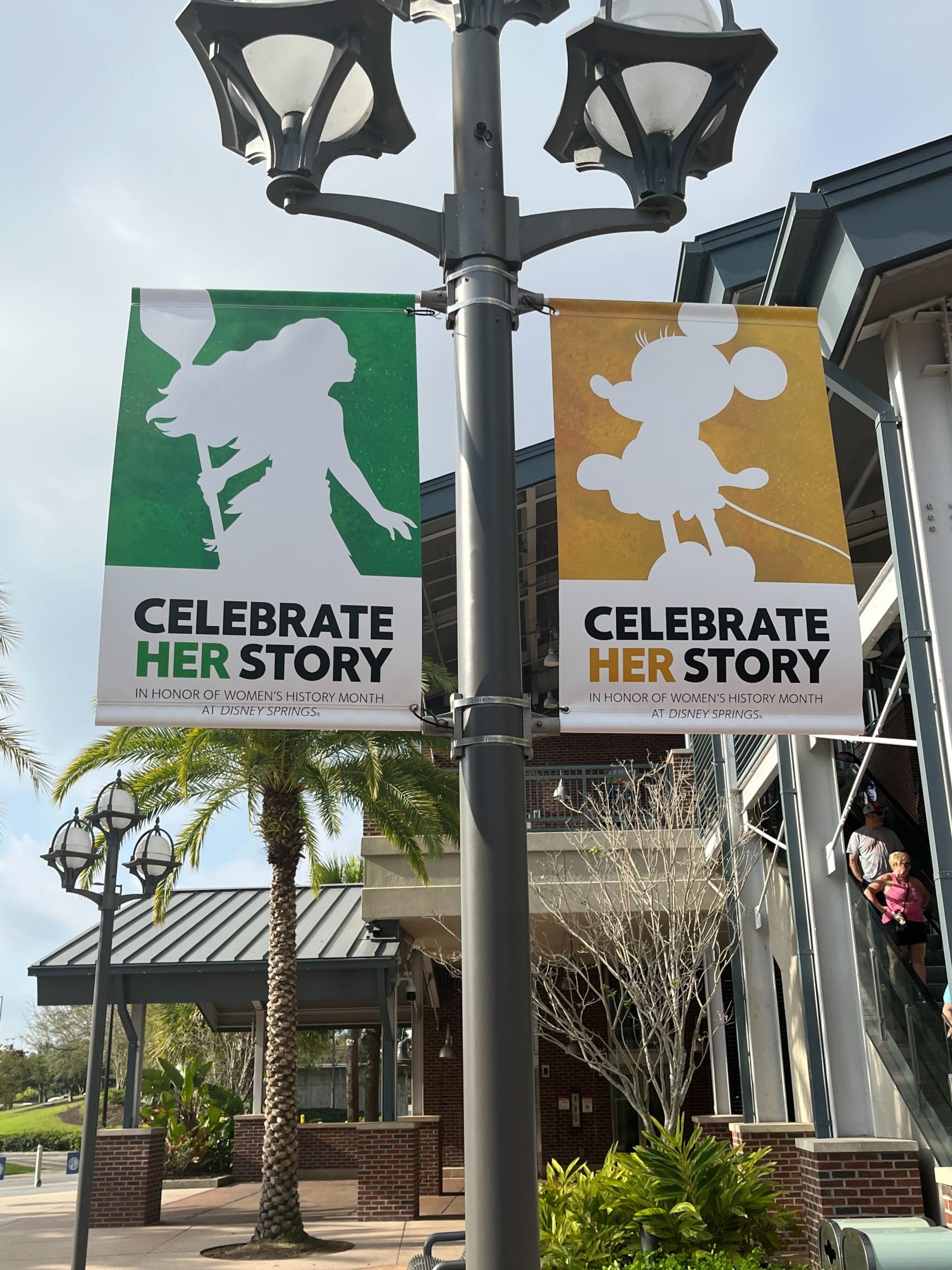 Celebrate Her Story Banners at Disney Springs