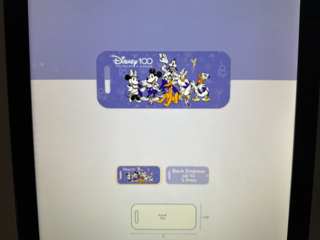 Disney 100 ID Tags