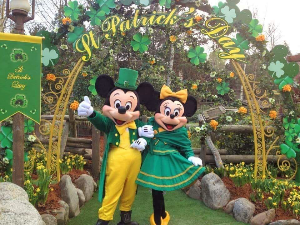 Mickey Minnie St. Patrick's Day