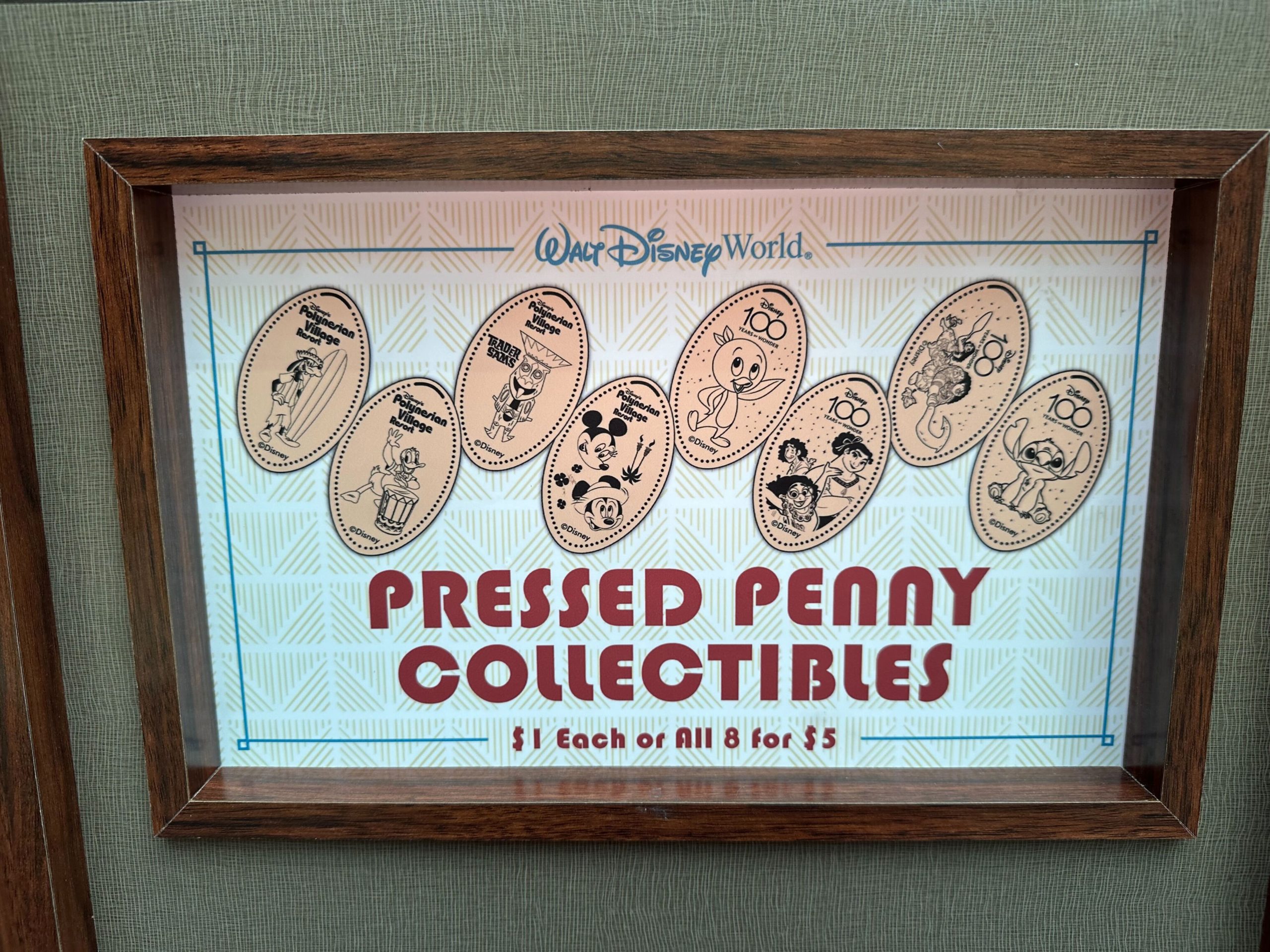 RARE FIRST PRESSED PENNY COLLECTOR BOOK at ANY DISNEY RESORT 2000  DISNEYLAND NEW