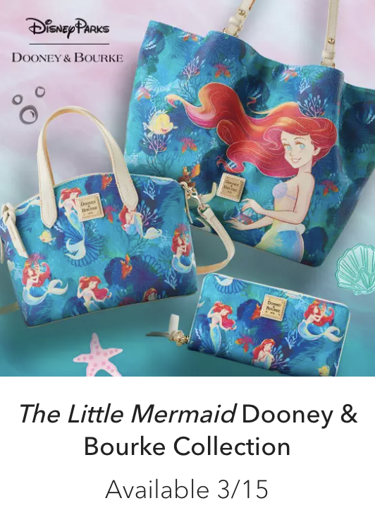 Coming Soon Disney x 'The Little Mermaid' Dooney & Bourke Collection