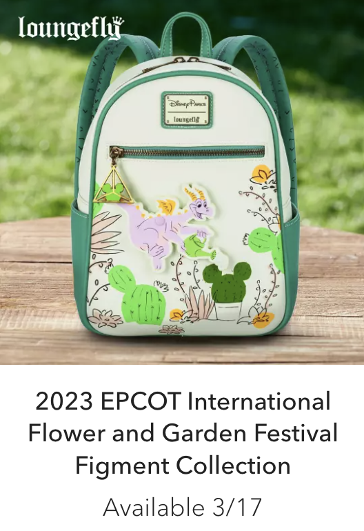 The Figment 2023 EPCOT International Flower and Garden Loungefly is Coming Soon!