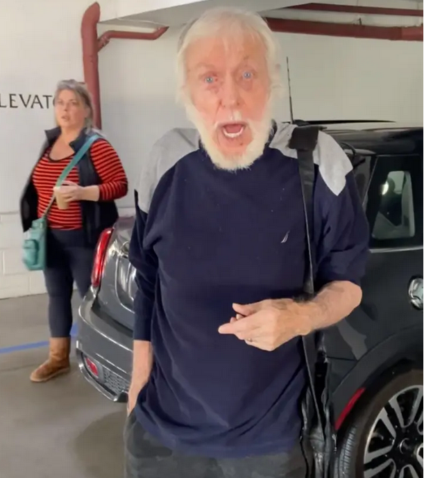 Dick Van Dyke after accident