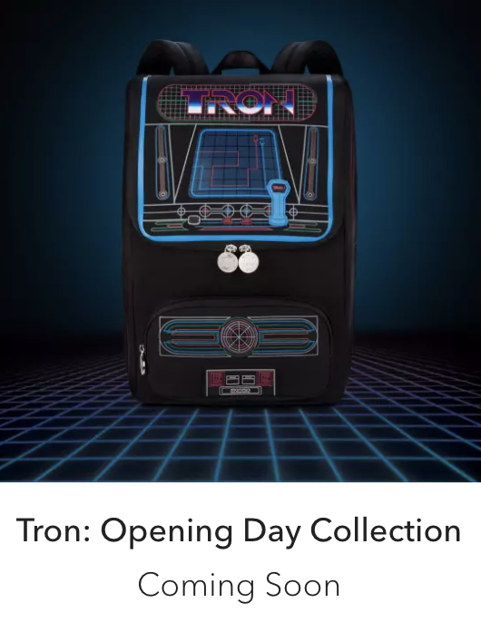 TRON Lightcycle / Run opening day merchandise line items backpack shopdisney