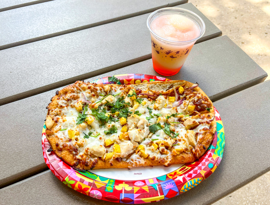 Typhoon Lagoon Water Park Reopening Leaning Palms Barbecue Chicken Grilled Pineapple Flatbread Pizza Frozen Lemonade