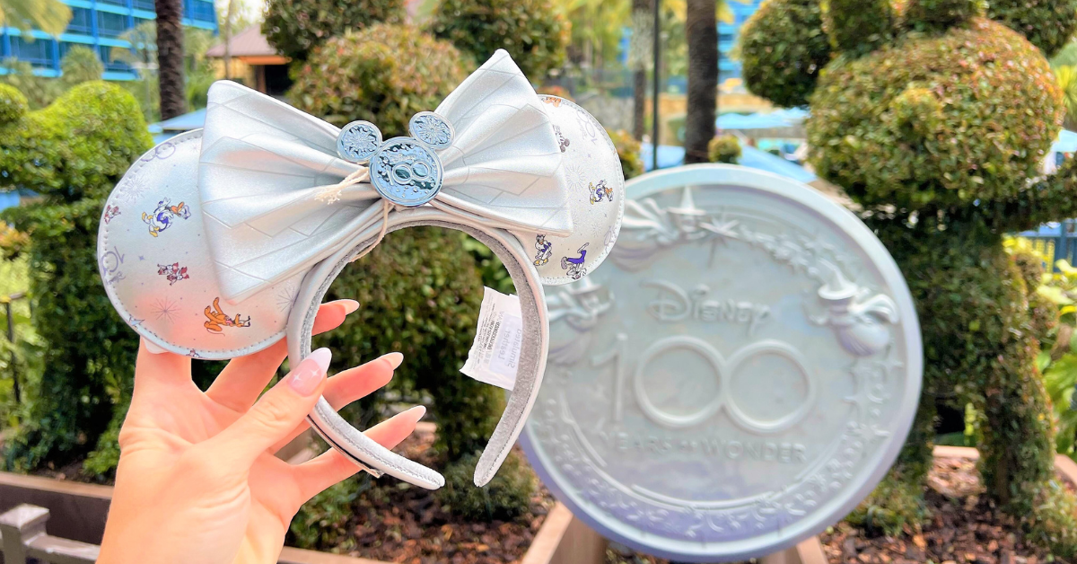 New 2000s Disney100 Decades 'Enchanted' Ear Headband, 'Princess and the  Frog' Loungefly, Pixar Pin Set, and Yzma Cat Plush at Disneyland -  Disneyland News Today