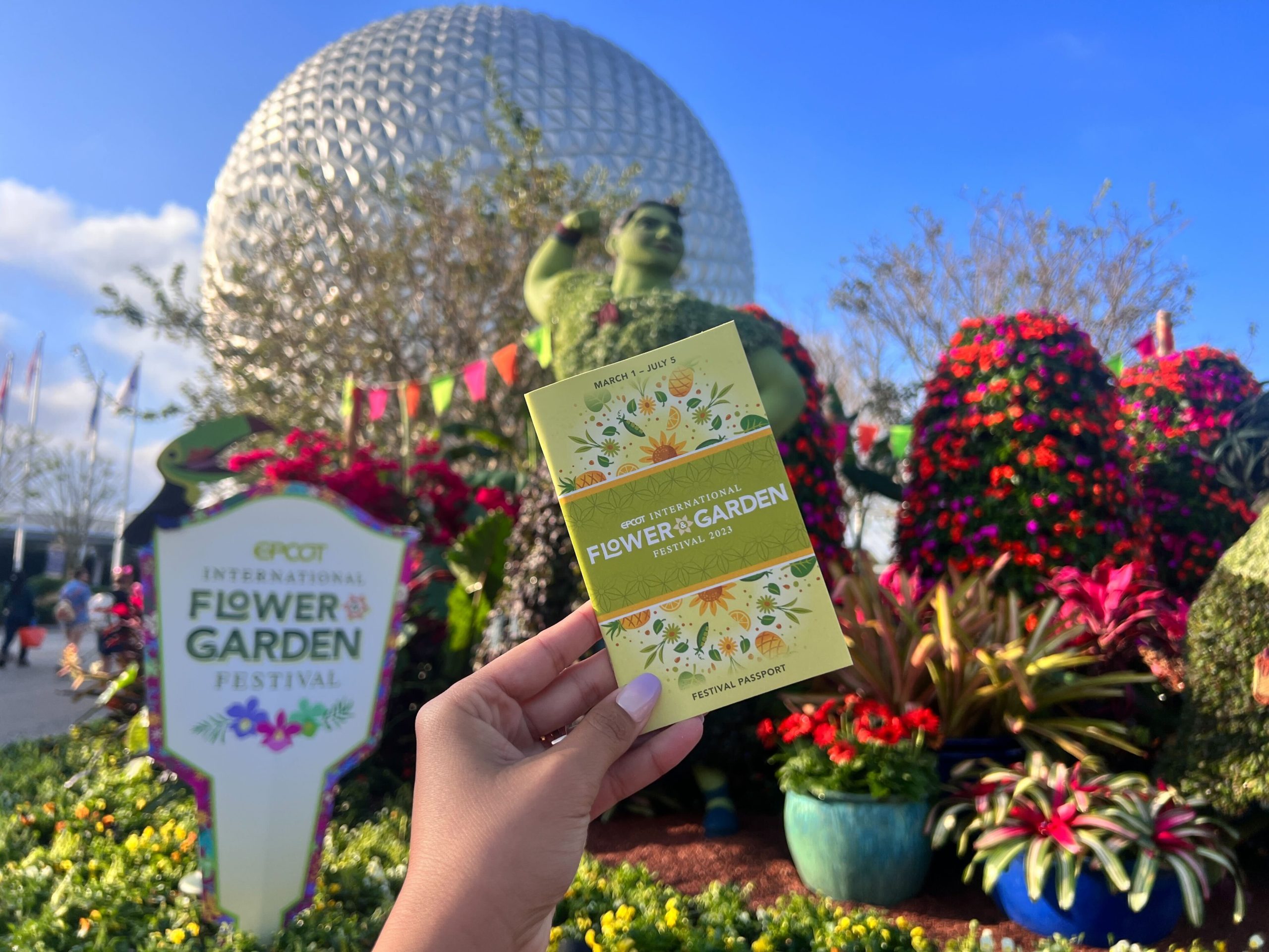 flower garden epcot 2023 passport